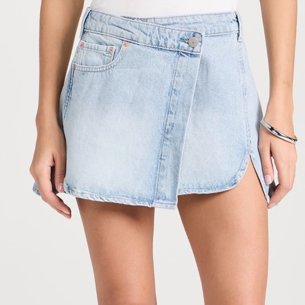 NWT DL1969 Wrap Mini Skirt